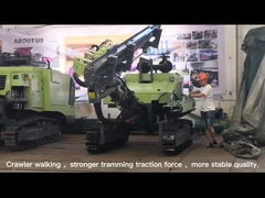 Piattaforma di produzione idraulica estraente del cingolo rotatorio DTH del pozzo trivellato della perforatrice di DTH