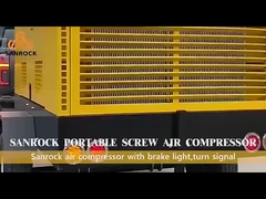 Compressore d'aria a vite Miniera Diesel Compressore d'aria a vite Macchina portatile di compressione d'aria