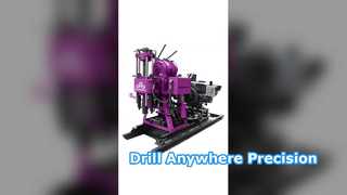 Impianto di perforazione per carotaggio da roccia Perforatrice per esplorazione per campionamento di diamanti Piccolo impianto di perforazione per carotaggio