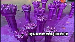 Punta da trapano di estrazione mineraria DTH DHD340 DHD350 DHD360 Utensili di perforazione del hard rock Punta da trapano a bottone