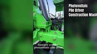 Battipalo fotovoltaico Guardrail autostradale Macchinari edili Crawler Pile Driving Rig