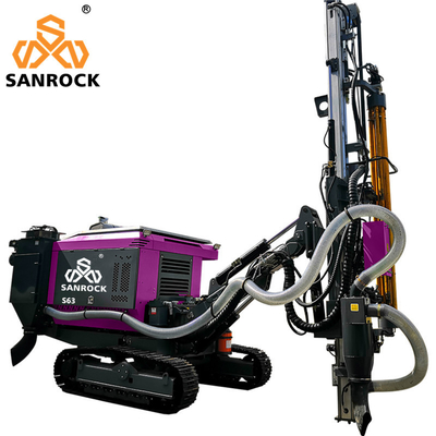 Qualità  Hydraulic Rotary Borehole Integrated Drilling Equipment Mining Crawler DTH Drilling Rig Fabbrica