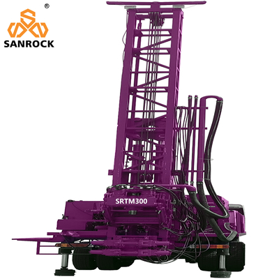Qualità  Truck Mounted Water Well Drilling Rig With Mud Pump Deep 300m Water Well Drill Rig Fabbrica
