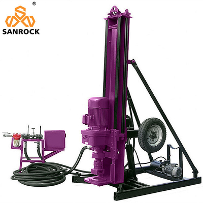 Qualità  Hydraulic Borehole Deep Rock Drilling Rig Portable Pneumatic Mining Drilling Rig Machine Fabbrica