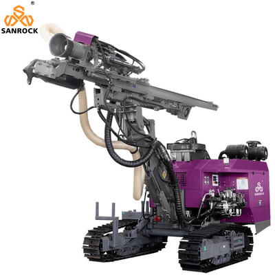 Qualità  Top Hammer Hard Rock Mining Hydraulic DTH Drill Rig with 22kw Max.Impulse Power Fabbrica