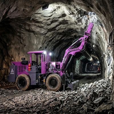 Qualità  Dust Removal Mining Tunnel Drilling Rig Rock Breaking and Scaling Functions Underground Scaling Drilling Machine Fabbrica