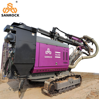 SANROCK Portable DTH Drilling Rig Attrezzature minerarie Macchine idrauliche per la perforazione di fori