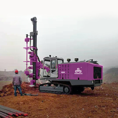 Piattaforma di produzione idraulica integrata del macchinario minerario del motore diesel della piattaforma di produzione di DTH 162kw