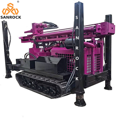Perforazione idraulica di pozzi Yunnei Motor Crawler Water Well Drilling Rig 4800 KG