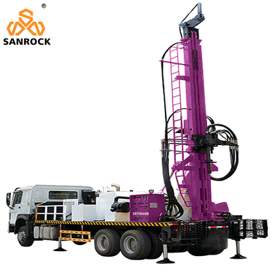 Macchina di Rig Hydraulic Water Well Drilling della trivellazione dell'acqua montata camion con la pompa di fango
