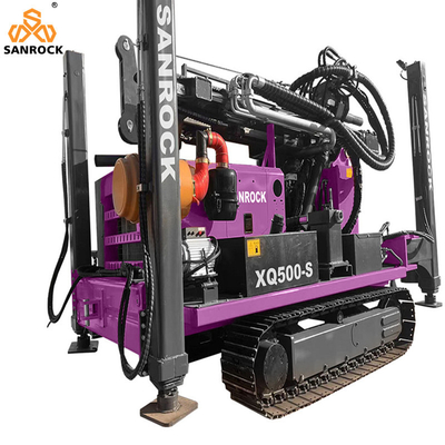Perforazione di pozzi idrici per crawler attrezzature per pozzi rotativi perforazione idraulica perforazione idrica