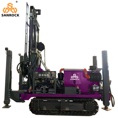 Perforazione di pozzi idrici per crawler attrezzature per pozzi rotativi perforazione idraulica perforazione idrica