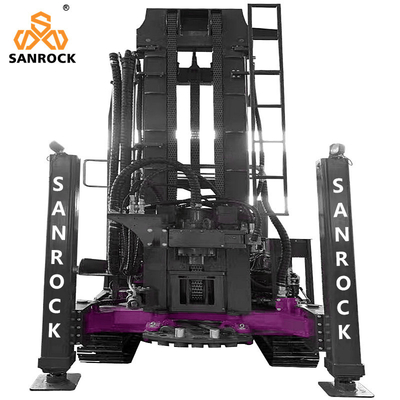 Perforazione di pozzi idrici per crawler attrezzature per pozzi rotativi perforazione idraulica perforazione idrica
