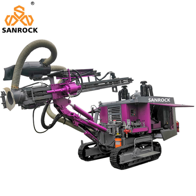 SANROCK Portable DTH Drilling Rig Attrezzature minerarie Macchine idrauliche per la perforazione di fori