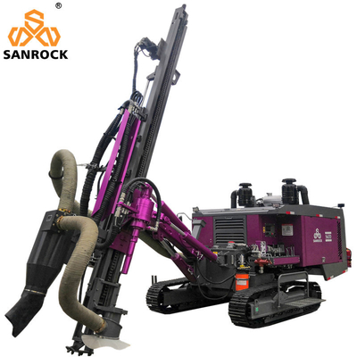 SANROCK Portable DTH Drilling Rig Attrezzature minerarie Macchine idrauliche per la perforazione di fori