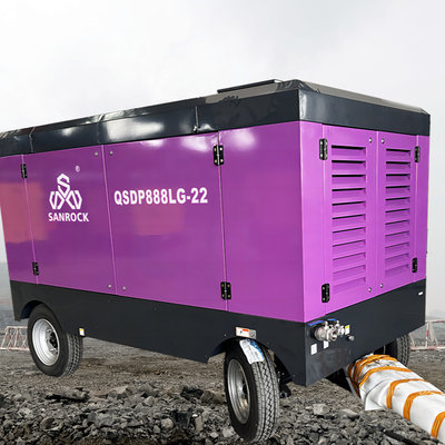Macchine per compressione d'aria a vite diesel portatili