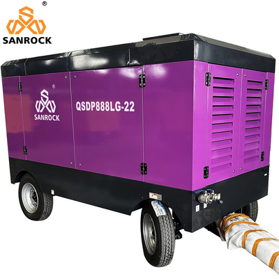 SANROCK Compressore ad aria a vite ad alta pressione