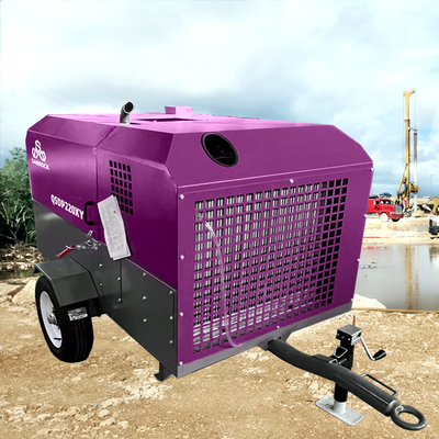 Compressore d'aria a vite rotative Mini Pressure 10bar Mining Compressore d'aria a vite portatile Prezzo