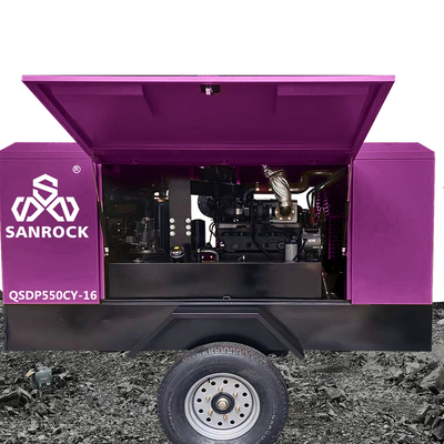 Macchine per compressione d'aria a vite diesel ad alta pressione per miniere