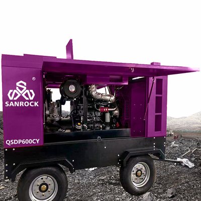 Apparecchiature per compressori d'aria a vite rotanti mobili Macchine ad alta pressione