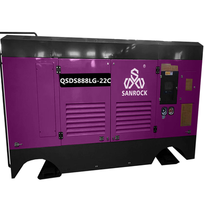 Compressore d'aria a vite Macchina portatile di 194 kW Motore diesel Compressore d'aria a vite per miniere