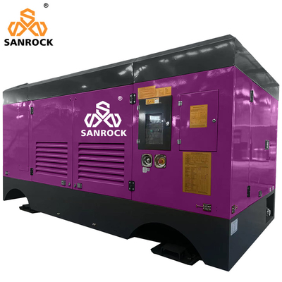 221KW Diesel Compressore d'aria a vite macchina ad alta pressione acqua pozzo Compressore d'aria a vite