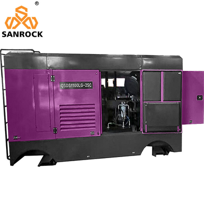 Compressore d'aria a vite ad alta pressione 410kw Diesel Compressore d'aria a vite macchina Pozzo d'acqua