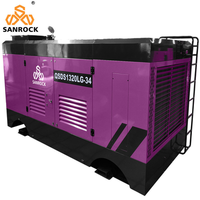 Compressore d'aria a vite ad alta pressione 410kw Diesel Compressore d'aria a vite macchina Pozzo d'acqua