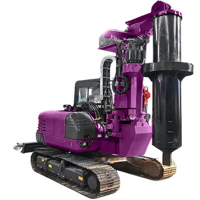 Impianti di perforazione a rotazione compatti Lavori di costruzione urbana Attrezzatura per impianto di perforazione per pozzo trivellato a coclea