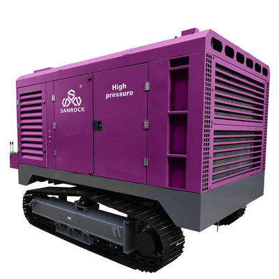 Compressore d'aria a vite portatile a 25 bar Compressore d'aria a vite per miniere in vendita