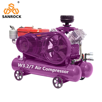 Compressore d'aria a reciproco portabile a motore diesel