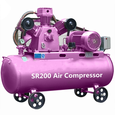 Compressore d'aria a cintura a pistoni azionato Compressore d'aria industriale