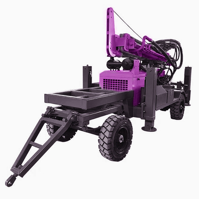 Macchina portatile idraulica per la perforazione di pozzi idrici con elevato rendimento di perforazione
