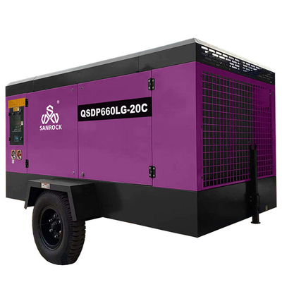 Equipaggiamento per compressori d'aria a vite standard di emissione di stadio III per miniere a pressione di 20 bar