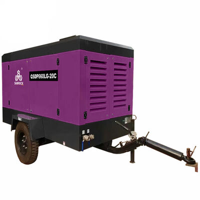 G2*1 G3/4*1 Valvola di uscita per miniere Compressore d'aria a vite rotative con motore diesel