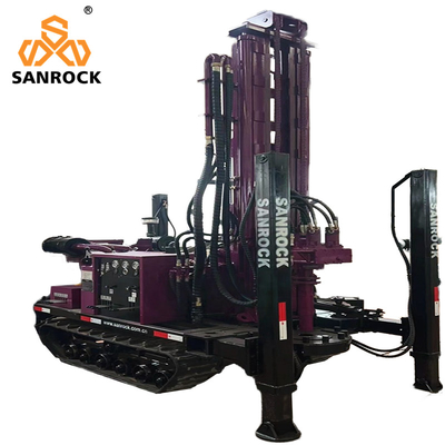 Perforazione per pozzi idrici a scarico 4800 KG Potenza Diesel Perforazione idraulica