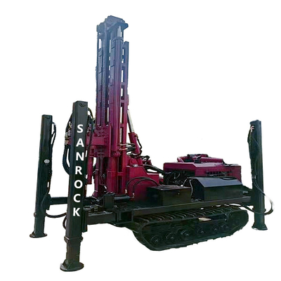 Perforazione idraulica di pozzi Yunnei Motor Crawler Water Well Drilling Rig 4800 KG
