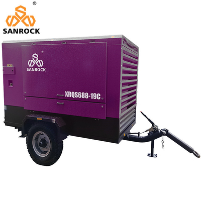 G2*1 G3/4*1 Valvola di uscita per miniere Compressore d'aria a vite rotative con motore diesel Cummins