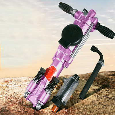 Macchine per la trivellazione di roccia portatili per l'estrazione di minerali Jack martello pneumatico Leg Air Rock Drill Machine