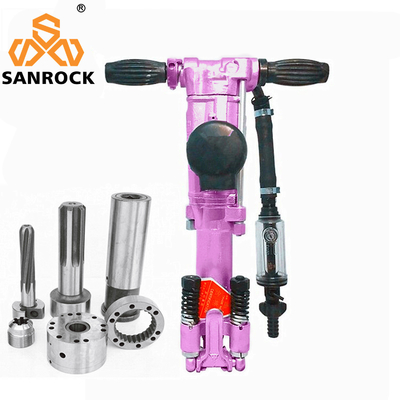 Macchine per la trivellazione di roccia portatili per l'estrazione di minerali Jack martello pneumatico Leg Air Rock Drill Machine