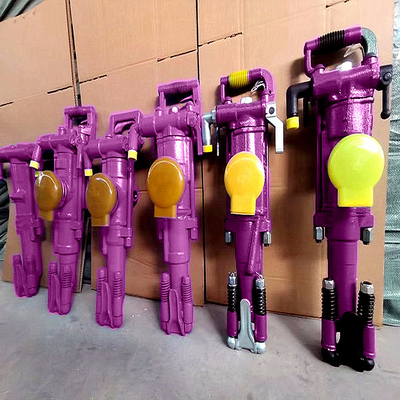 Macchine per la perforazione di roccia portatili Jack Hammer Air Leg Perforazione miniera Piccola perforazione pneumatica