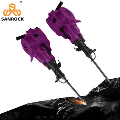 27 kg Gasoline Rock Drill Hand Held Jack Hammer Macchina di perforazione di roccia a combustione interna per la costruzione 746*315*229mm
