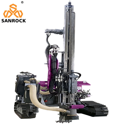 Consumo d'aria 5-8m3/min Rig di perforazione DTH Top Hammer per l'estrazione idraulica e per la perforazione di pozzi di esplosione