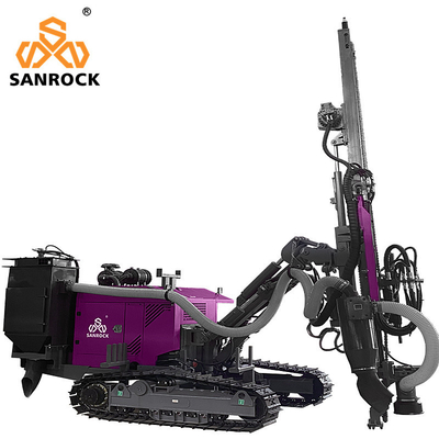 Consumo d'aria 5-8m3/min Rig di perforazione DTH Top Hammer per l'estrazione idraulica e per la perforazione di pozzi di esplosione