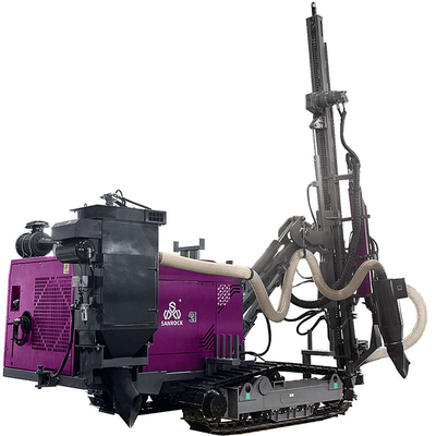 Consumo d'aria 5-8m3/min Rig di perforazione DTH Top Hammer per l'estrazione idraulica e per la perforazione di pozzi di esplosione