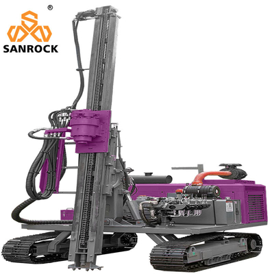 Macchine di guida a pile solari idrauliche portatili a pile driver attrezzature di guida a pile a vite con coppia rotativa 10000N.m