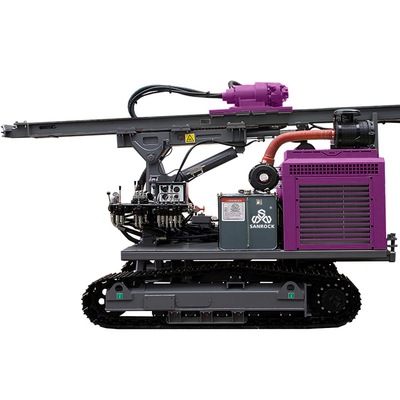 110kw attrezzatura di guida del palo di terra motore del palo solare macchina di perforazione del palo idraulica