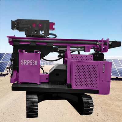 Macchine per la perforazione di pile fotovoltaiche idrauliche Static Pile Driver Vibratory Hammer Pile Driver