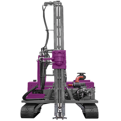 Macchine di guida a pile solari idrauliche portatili a pile driver attrezzature di guida a pile a vite con coppia rotativa 10000N.m