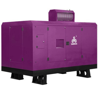 Compressore d'aria a vite raffreddato ad acqua per la perforazione di pozzi d'acqua 24m3/min Consumo d'aria